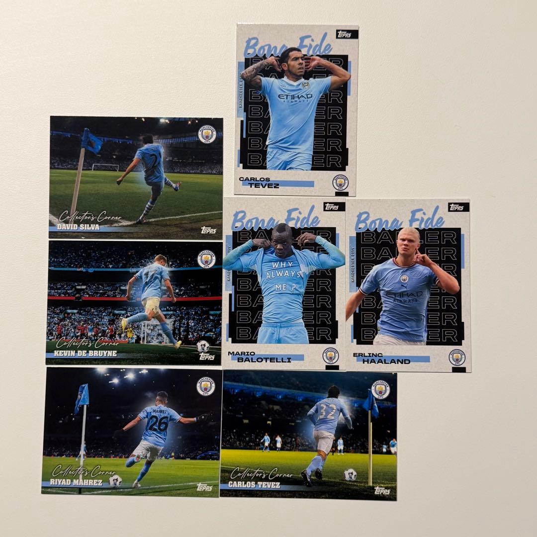 マンチェスター・シティ topps チームセット - メルカリ