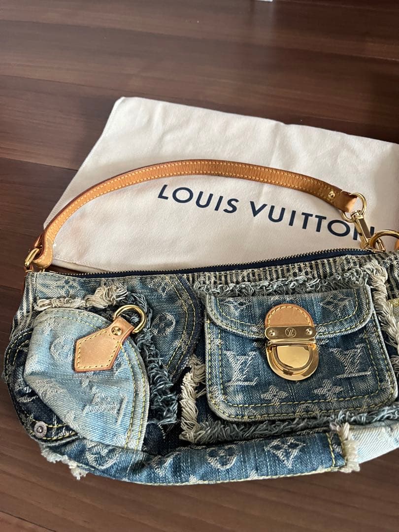 ルイヴィトン パウチィ デニム バッグ - メルカリ
