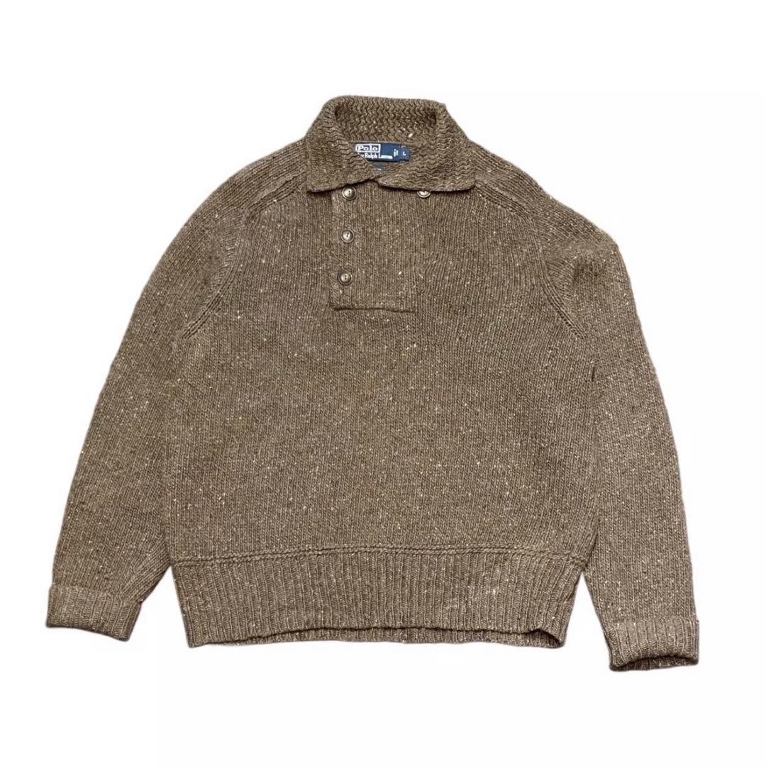 【L】ポロ・ラルフローレン ウール ニット セーター 90s 茶色 ブラウン 楽天市場】90s ポロ ラルフローレン ケーブル ニット セーター メンズ