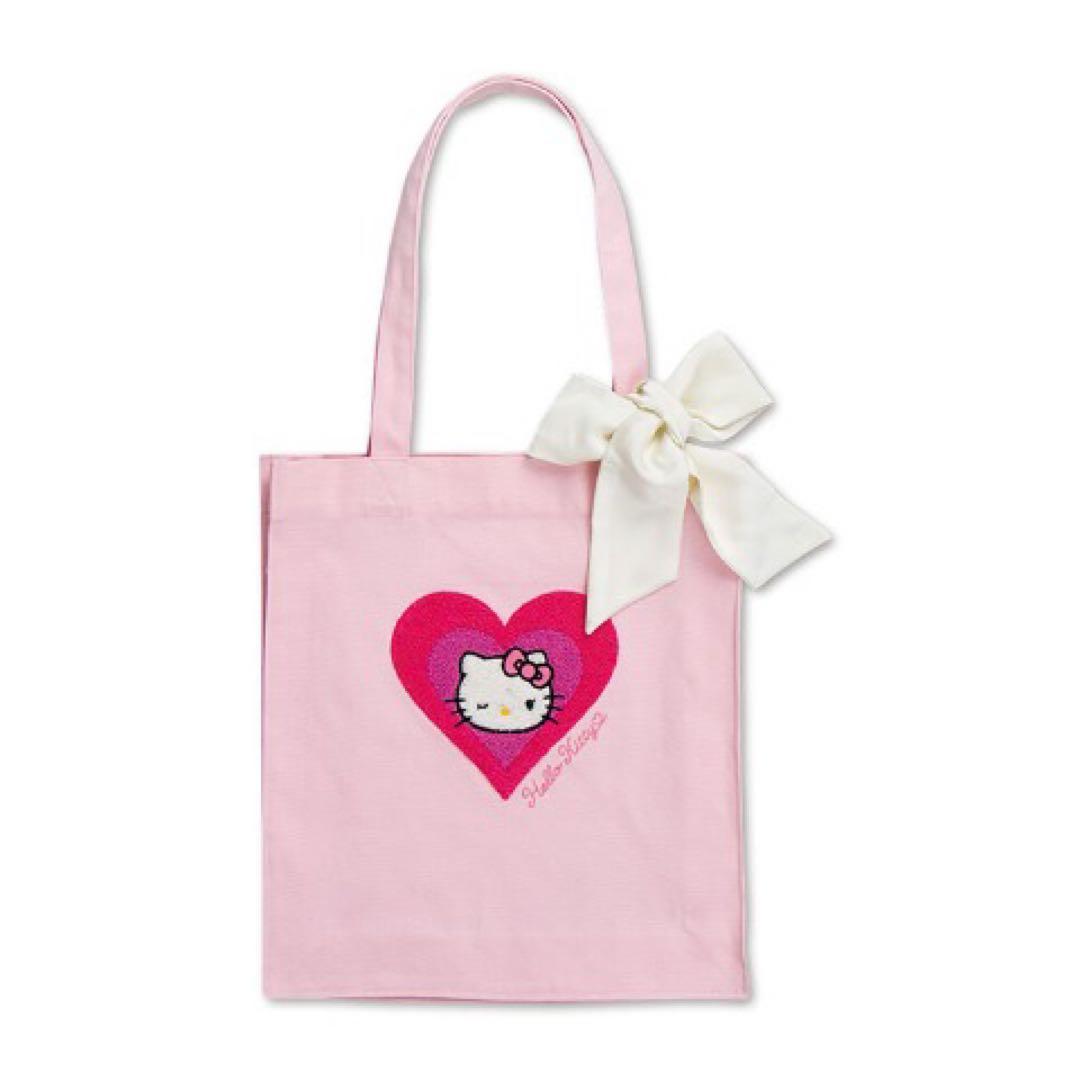 Y2K 平成ギャルキティ アベイル ピンクハート トートバッグ - メルカリ
