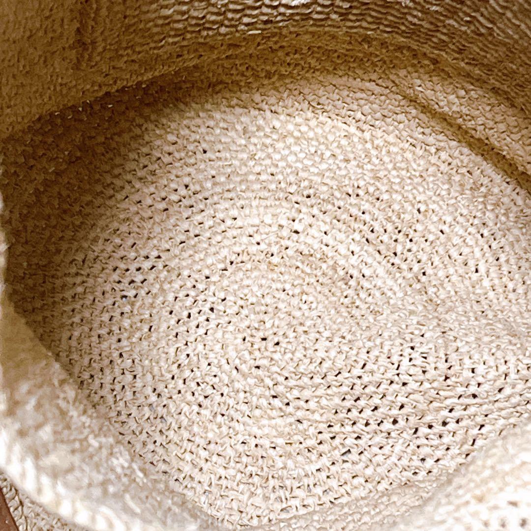 極美品【ヘレンカミンスキー】かごバッグ ラフィア編み トートバッグ