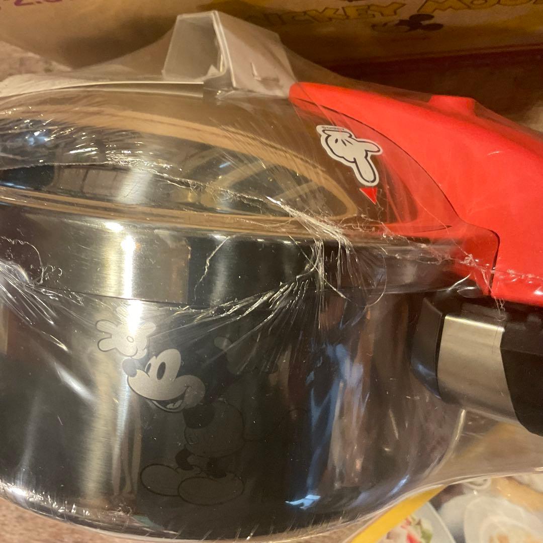 新品 未使用 ミッキーマウス ゼロ活力鍋 アサヒ軽金属 圧力鍋 ゼロ活力