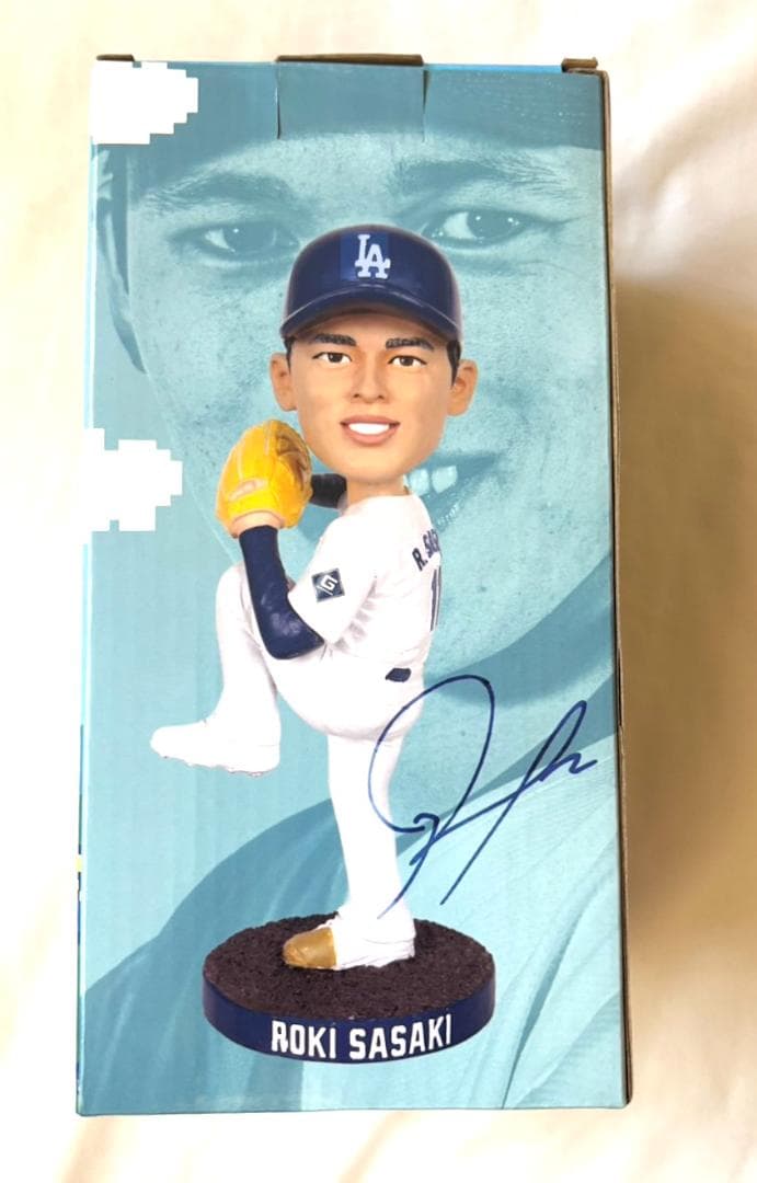 セット☆8/4来場者限定ドジャース 佐々木朗希ボブルヘッド/ボールペン1