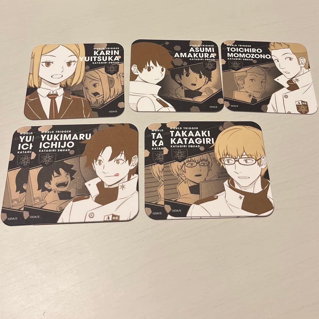 ワールドトリガー アートコースター 片桐隊 まとめ売り - メルカリ