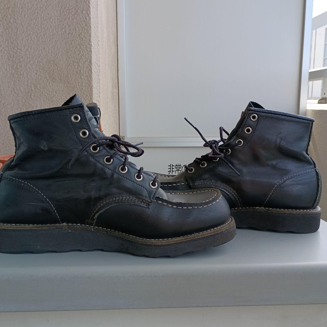 Red Wing Shoes ブラック レースアップブーツ 27.5cm