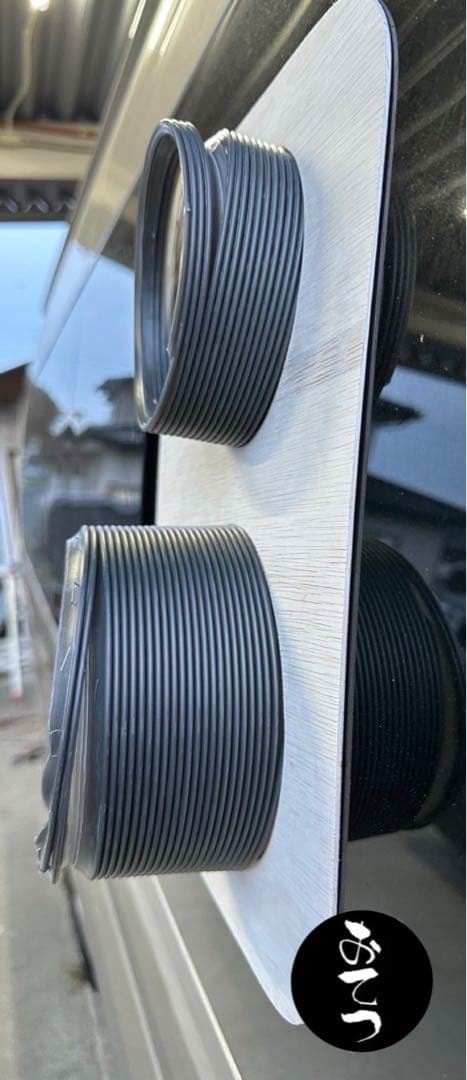 エコフロー WAVE2 運転席側小窓用ダクトパネル 未塗装