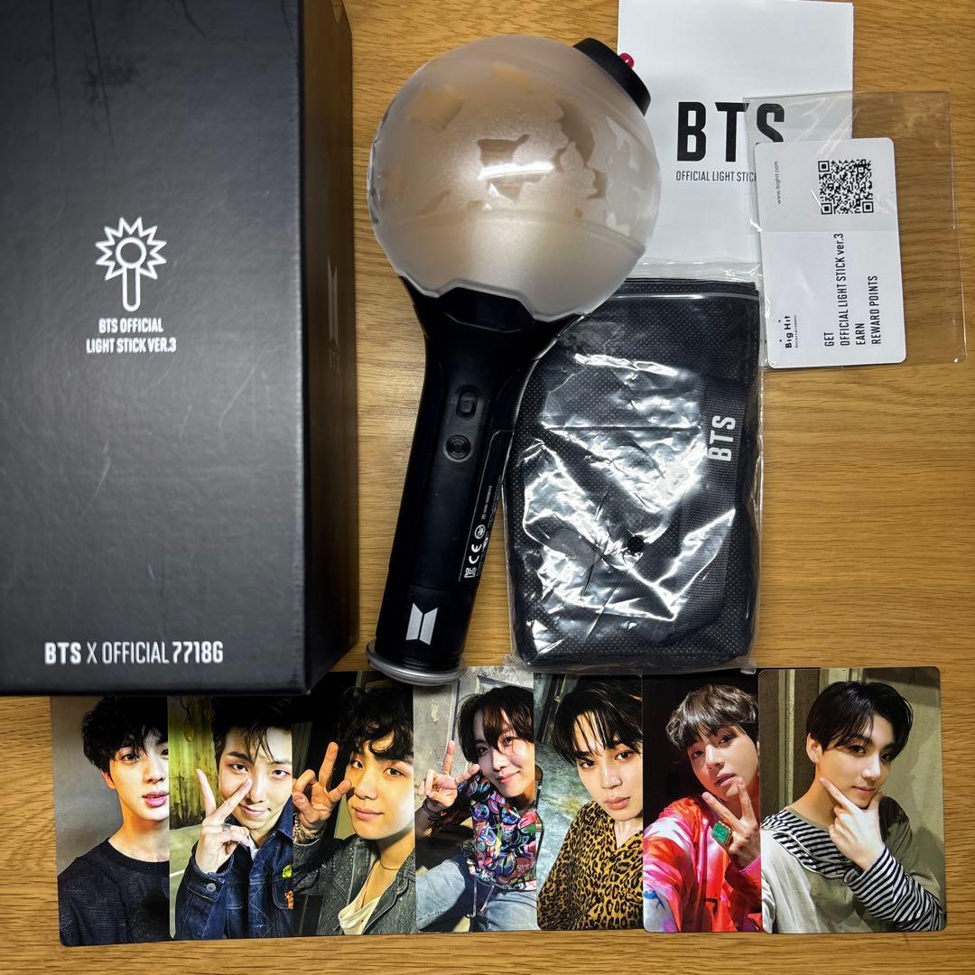 トレカ付きBTS Official Light Stick Ver3 ペンライト - メルカリ