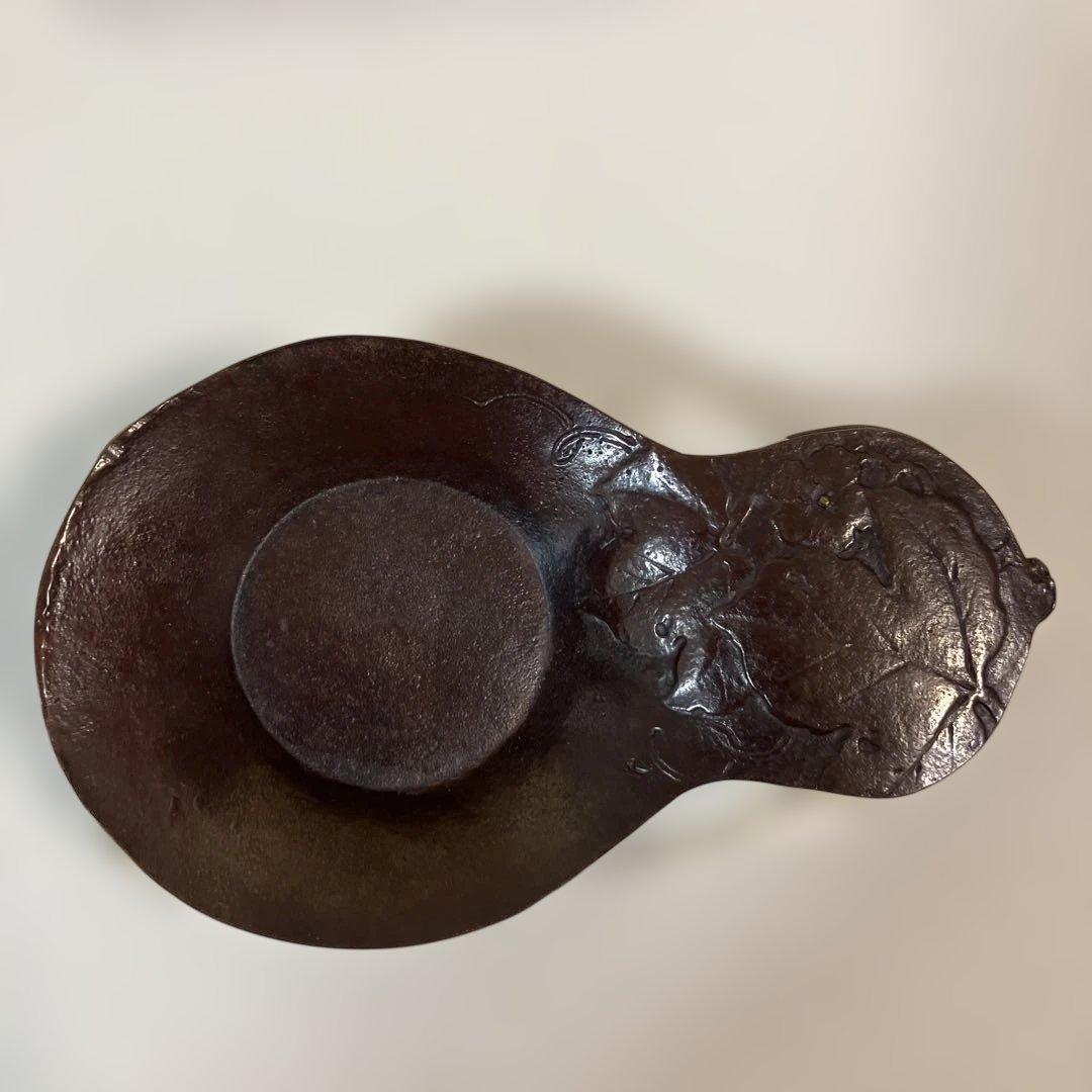 茶道具 鋳銅製 兵丹茶托 5客 共箱 - メルカリ