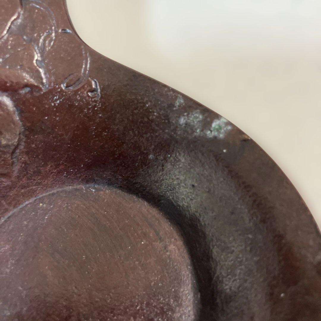 茶道具 鋳銅製 兵丹茶托 5客 共箱 - メルカリ