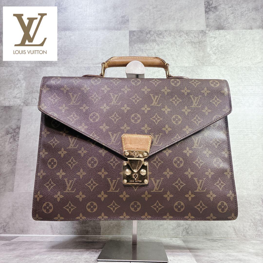 バッグ Louis Vuitton Conseiller Briefcase Louis Vuitton Monogram Canvas Serviette Conseiller Briefcase Bag