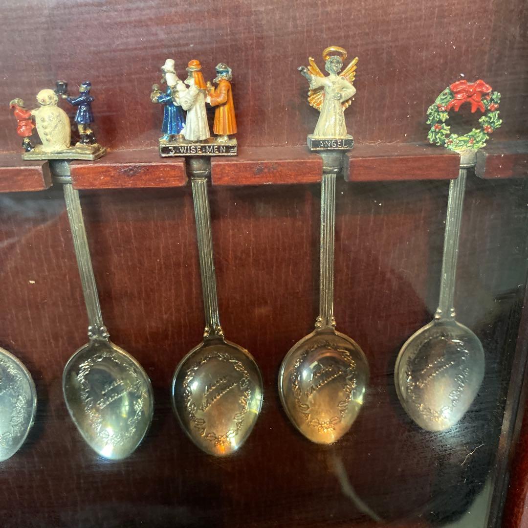 イギリス ワトソン社 アンティーク スプーン 12本セット ケース付き