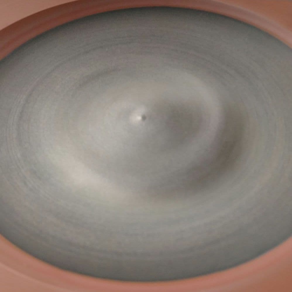 希少 佐渡 無名異焼 人間国宝 伊藤赤水 窯変 皿 大皿 工芸品 21,5cm