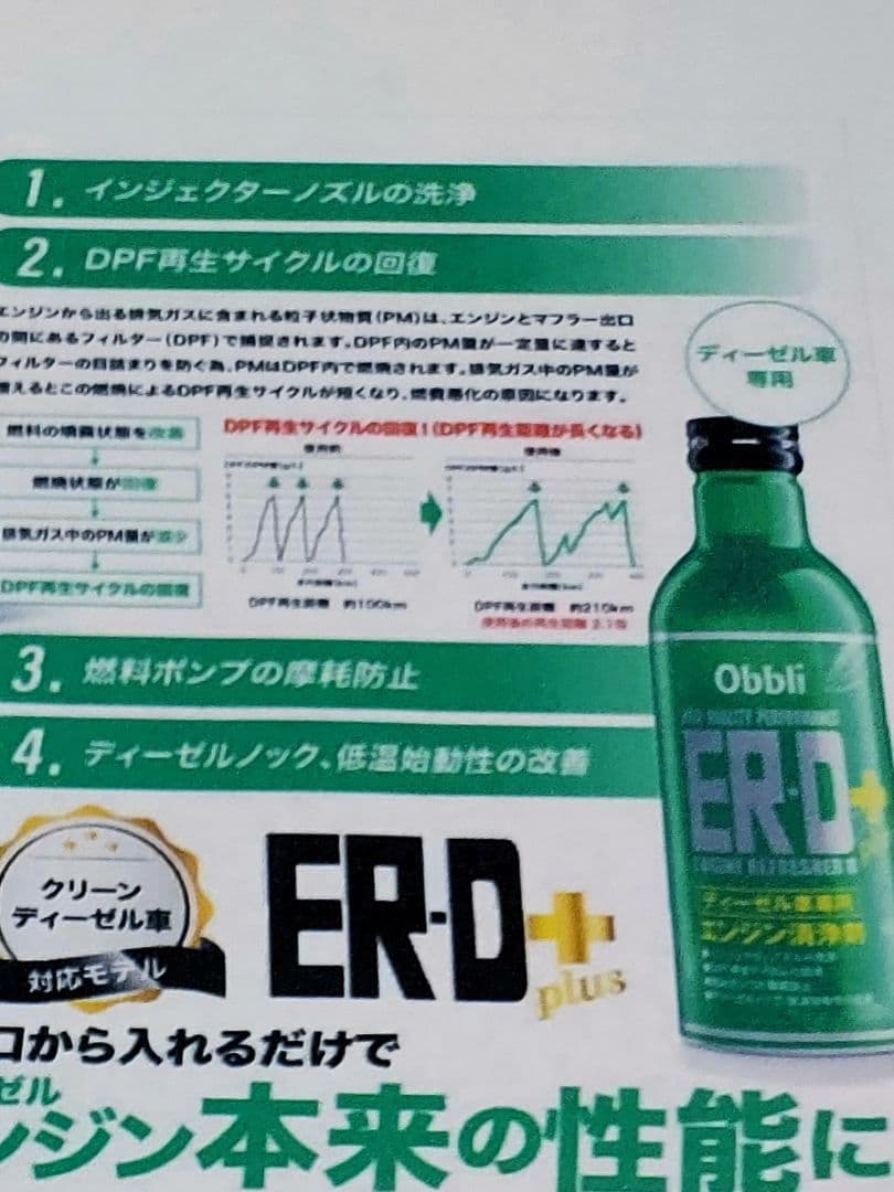 希少品❗Obbli ER-D+ エンジンリフレッシャー Dプラス 4本セット