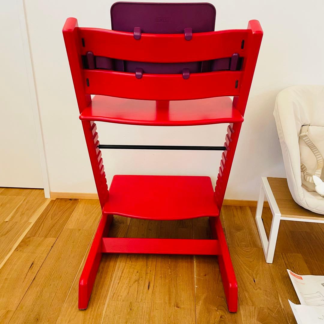 ストッケ トリップトラップ レッド ベビーセット ニューボーン 希少