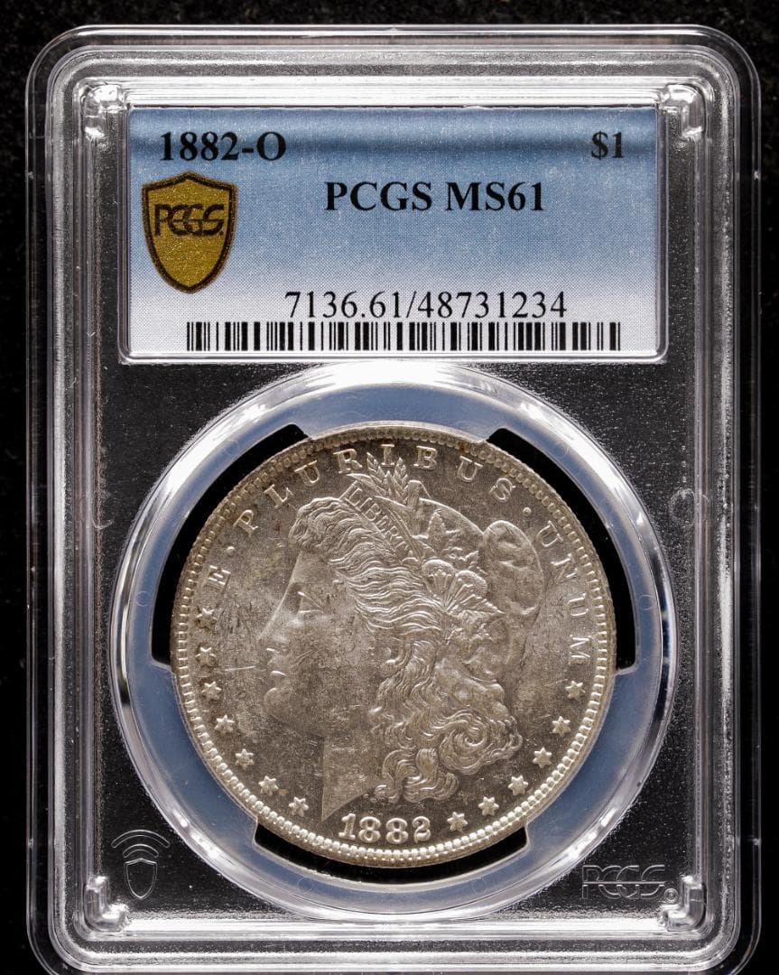 PCGS-MS61 アメリカ 1882O モルガンダラー銀貨 ニューオリンズ - メルカリ