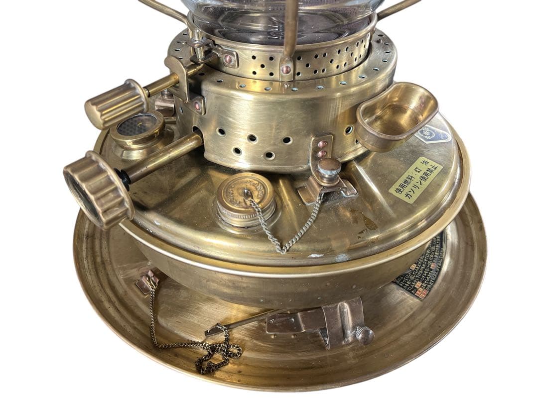 ニッセン 日本船燈 フリージア ゴールドフレーム レトロ ストーブ IS