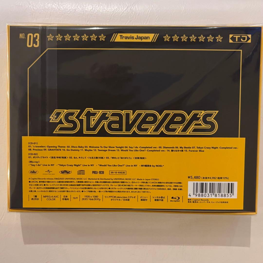 Blu-ray Travis Japan s' travelers FC限定盤 - メルカリ