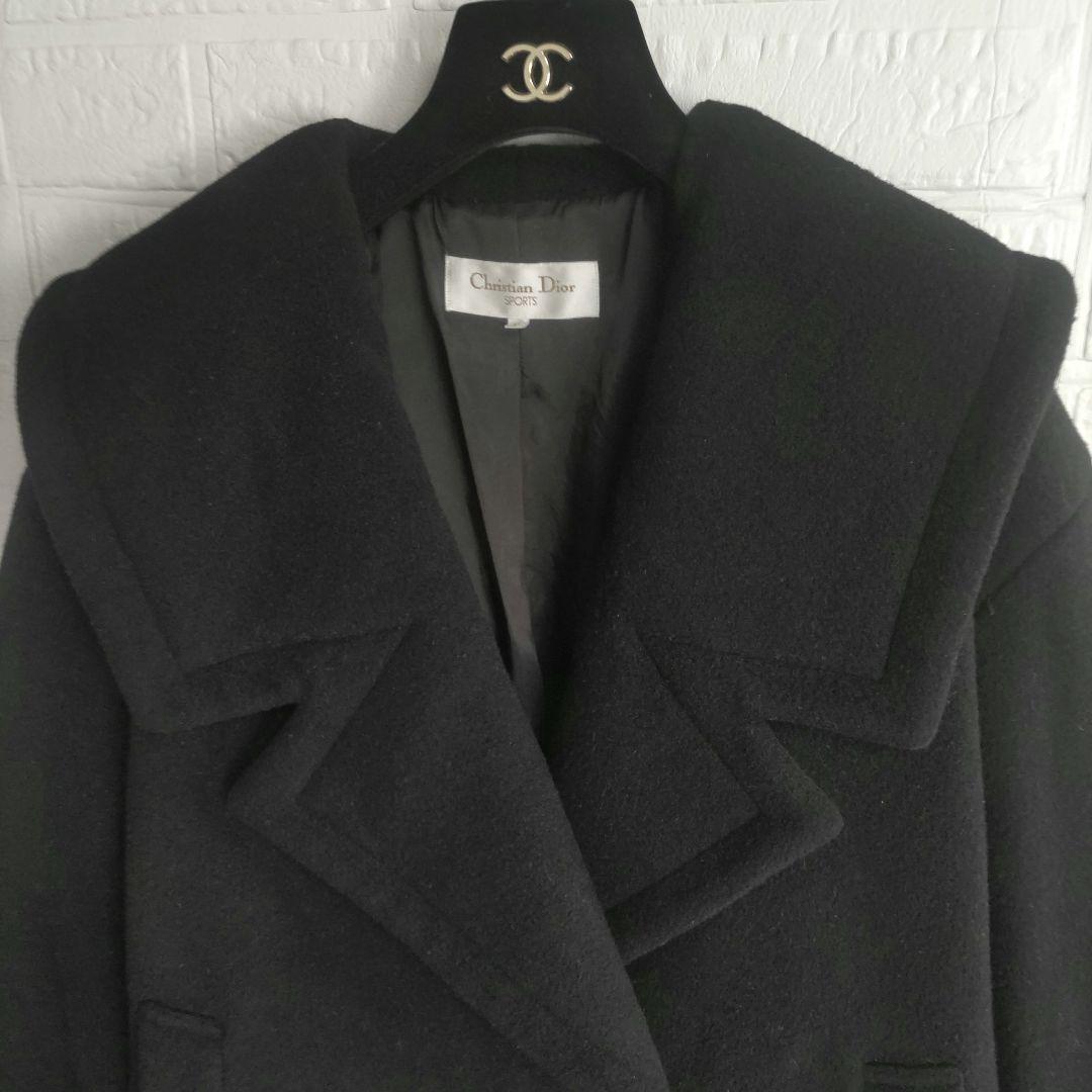 Christian Dior ウール ビッグカラー Pコート ショートコート