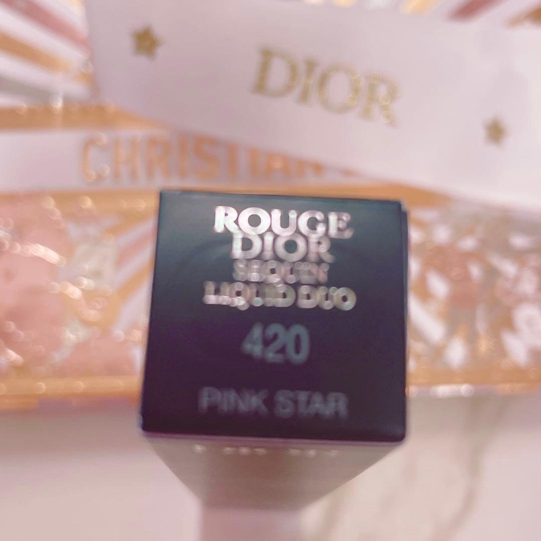 新品⭐︎420 Dior ディオール 限定ピンクスター➕ホリデーギフトバッグ