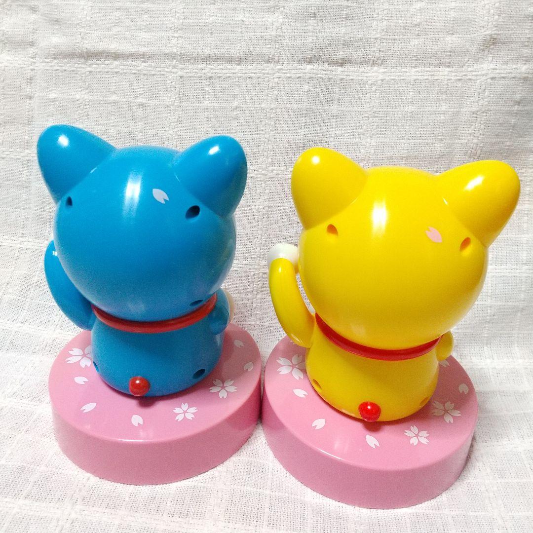美品☆ドラえもん招き猫ソーラーフィギュア2個セット - メルカリ