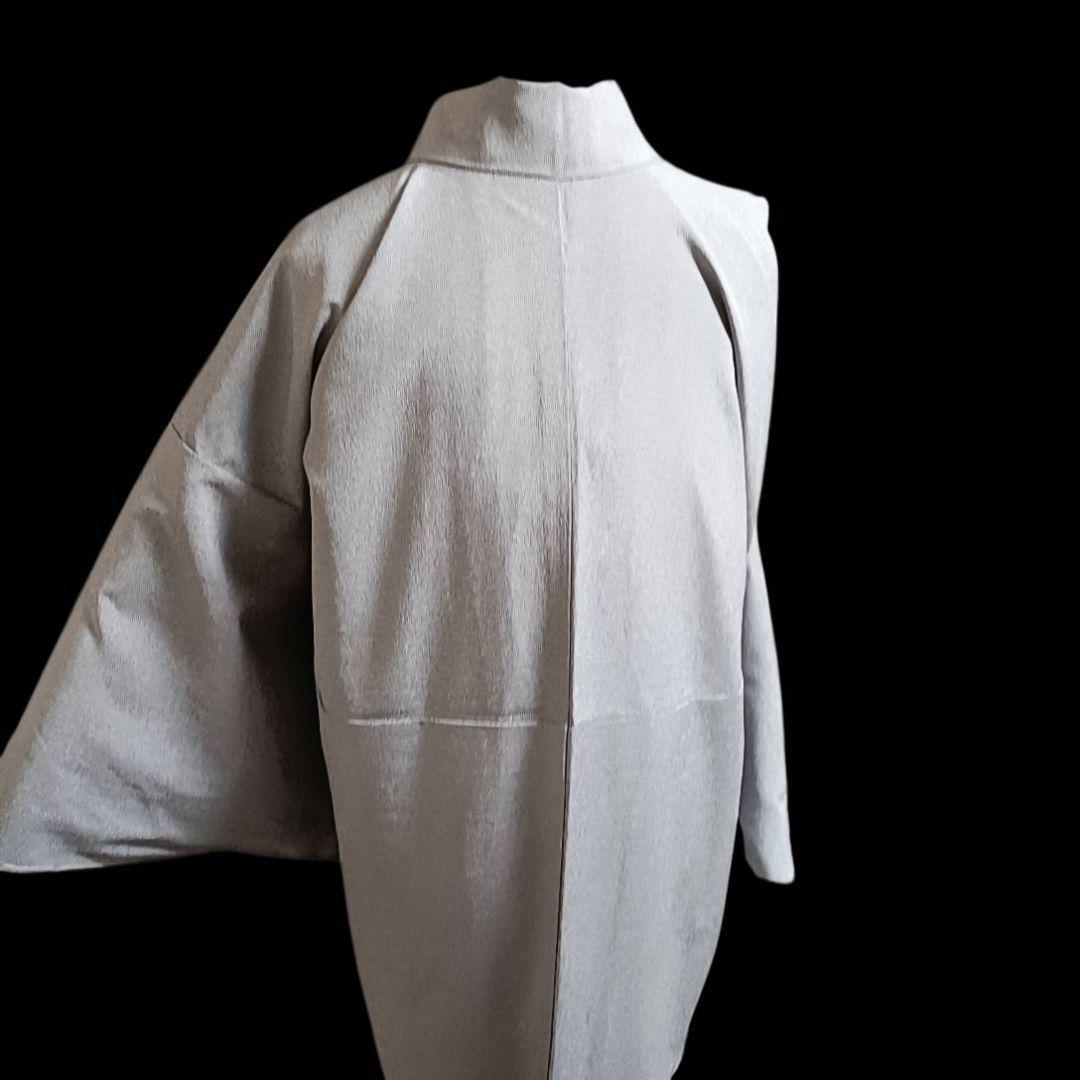 C122 ちどり屋 高島屋 着物 袷 小紋 洗える着物 鮫 江戸三役 紫