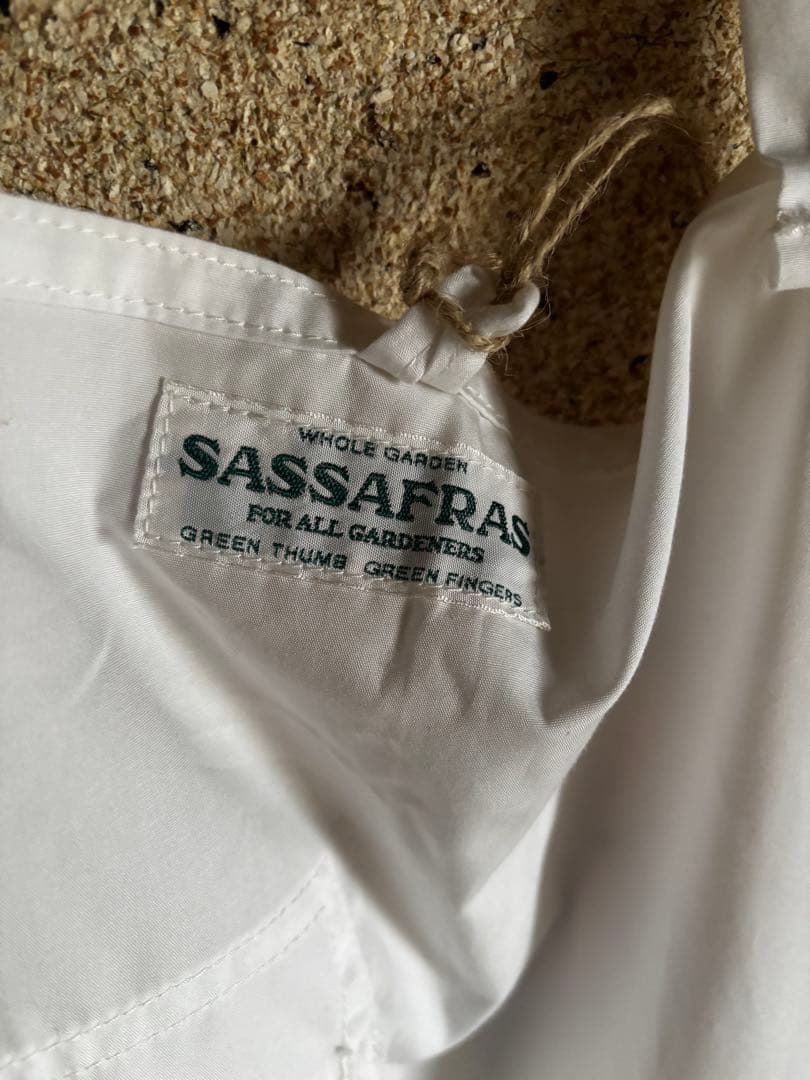 ササフラス Landscaper Apron ホワイト エプロン セールsale - メルカリ