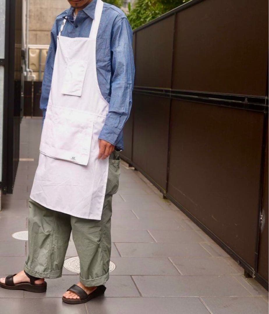 ササフラス Landscaper Apron ホワイト エプロン セールsale - メルカリ