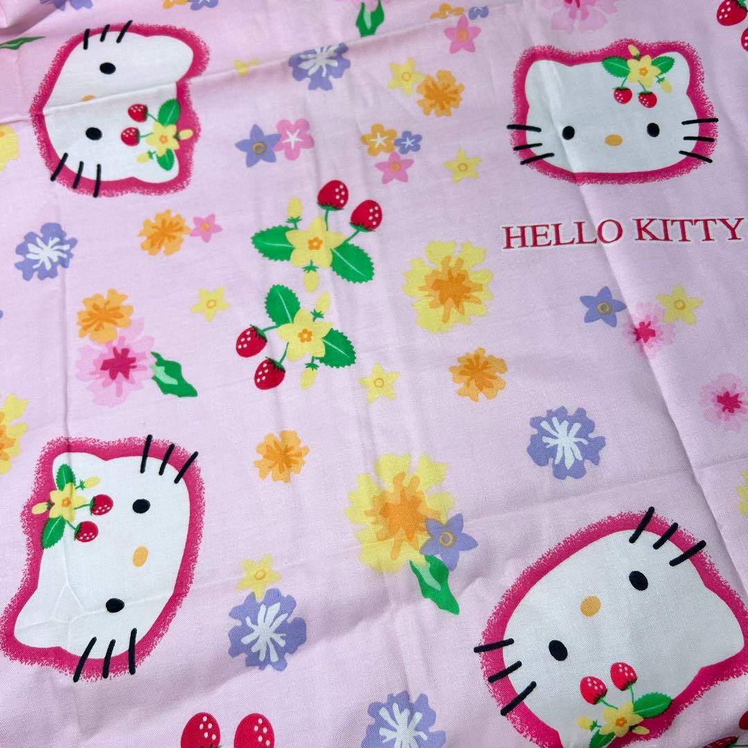 サンリオ ハローキティ いちご柄 シングル布団カバー 生地 ハローキティ 布団カバー 掛け布団カバー シングル 暖かい フランネル