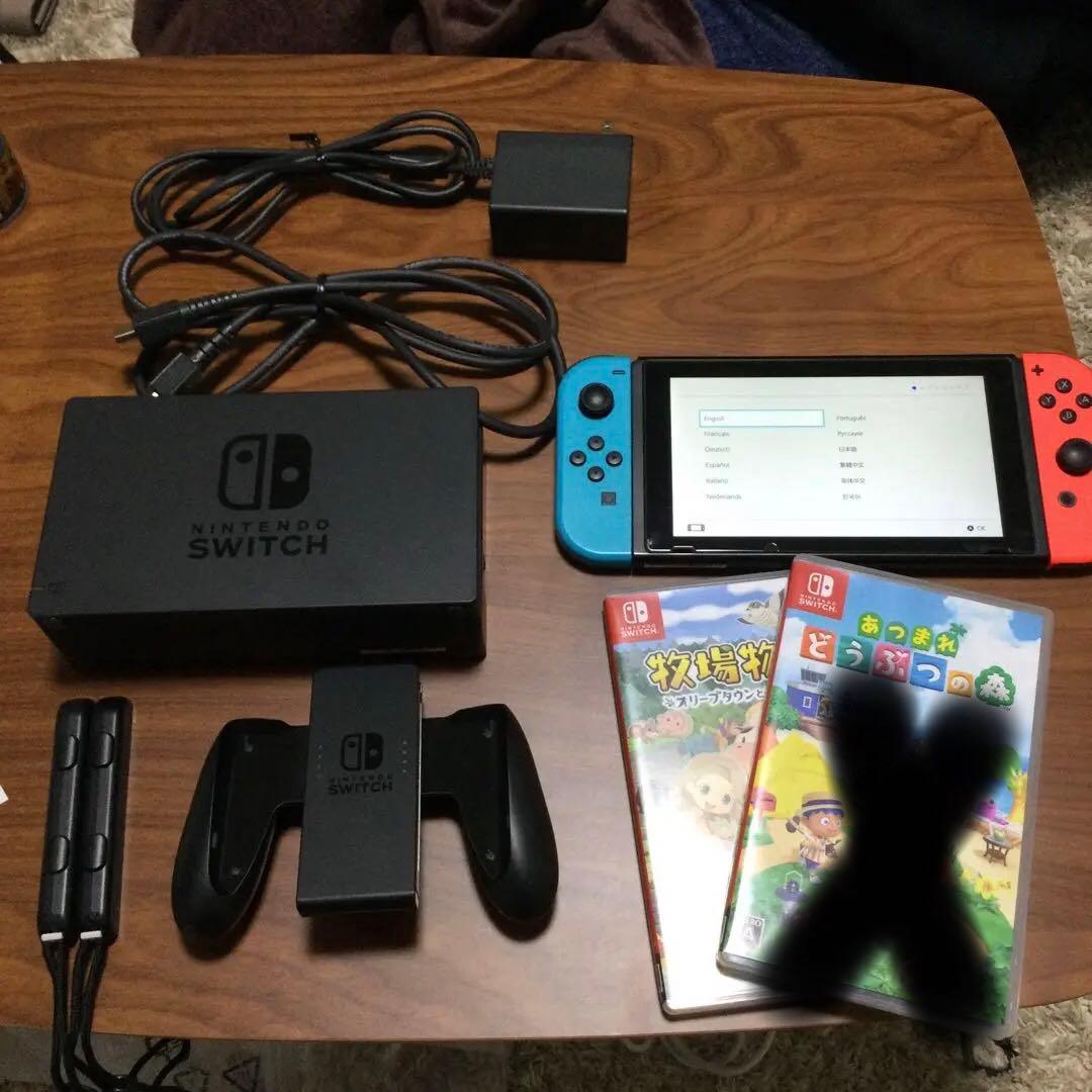 Nintendo Switch NINTENDO SWITCH 箱付き動作確認済 Yahoo!オークション -「nintendo switch 本体」の落札相場・落札価格