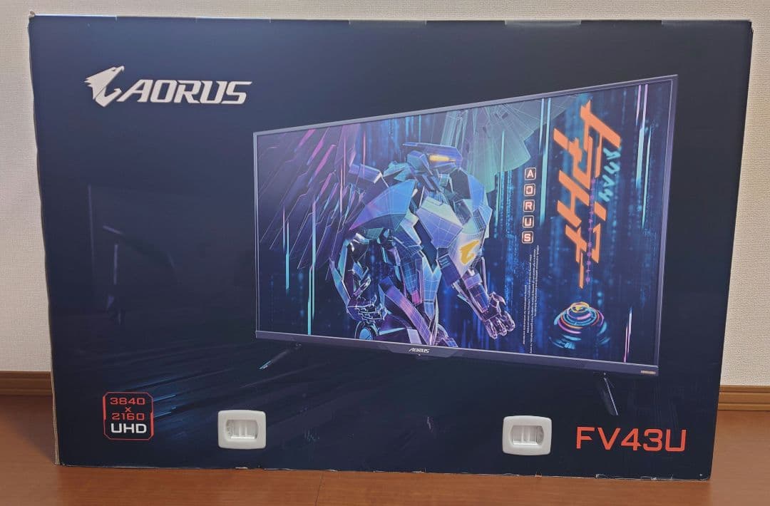 【2024年購入品】GIGABYTE AORUS FV43U ゲーミングモニター AORUS FV43U | GIGABYTE 43インチ 4K ゲーミングディスプレイ/モニター