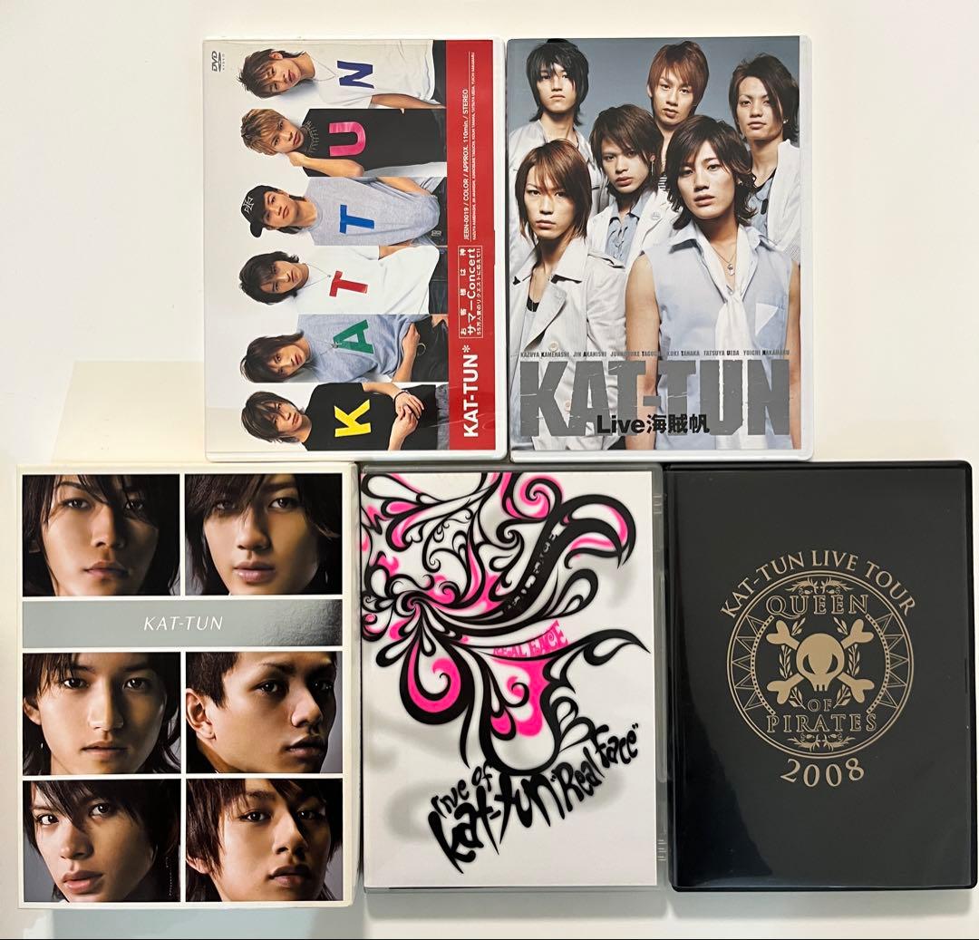 6人フルメンバー時代 KAT-TUN LIVE DVD 5点セット - メルカリ
