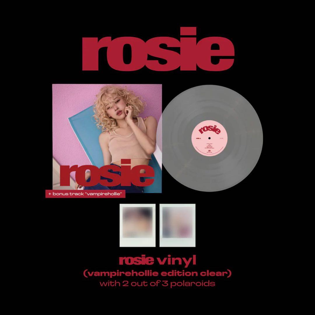 【新品未開封】BLACKPINK ロゼ rosie vinyl LP　Clear ROSIE [CLEAR VINYL - LIMITED EDITION]/ROSE (BLACKPINK)/ロゼ