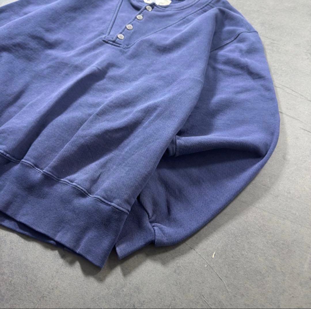 L.L.Bean × Russell 90s ヘンリーネック スウェット 古着