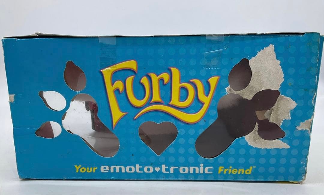 ハ*郎様 ☆未開封品☆ ファービー2 白 ベージュ 英語版 ブルーアイ 青