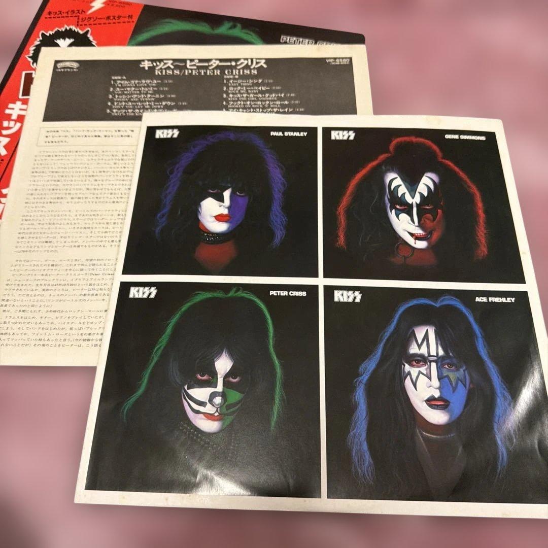ピーター・クリス ポスター付☆帯付極美盤☆KISS☆LPレコード - メルカリ