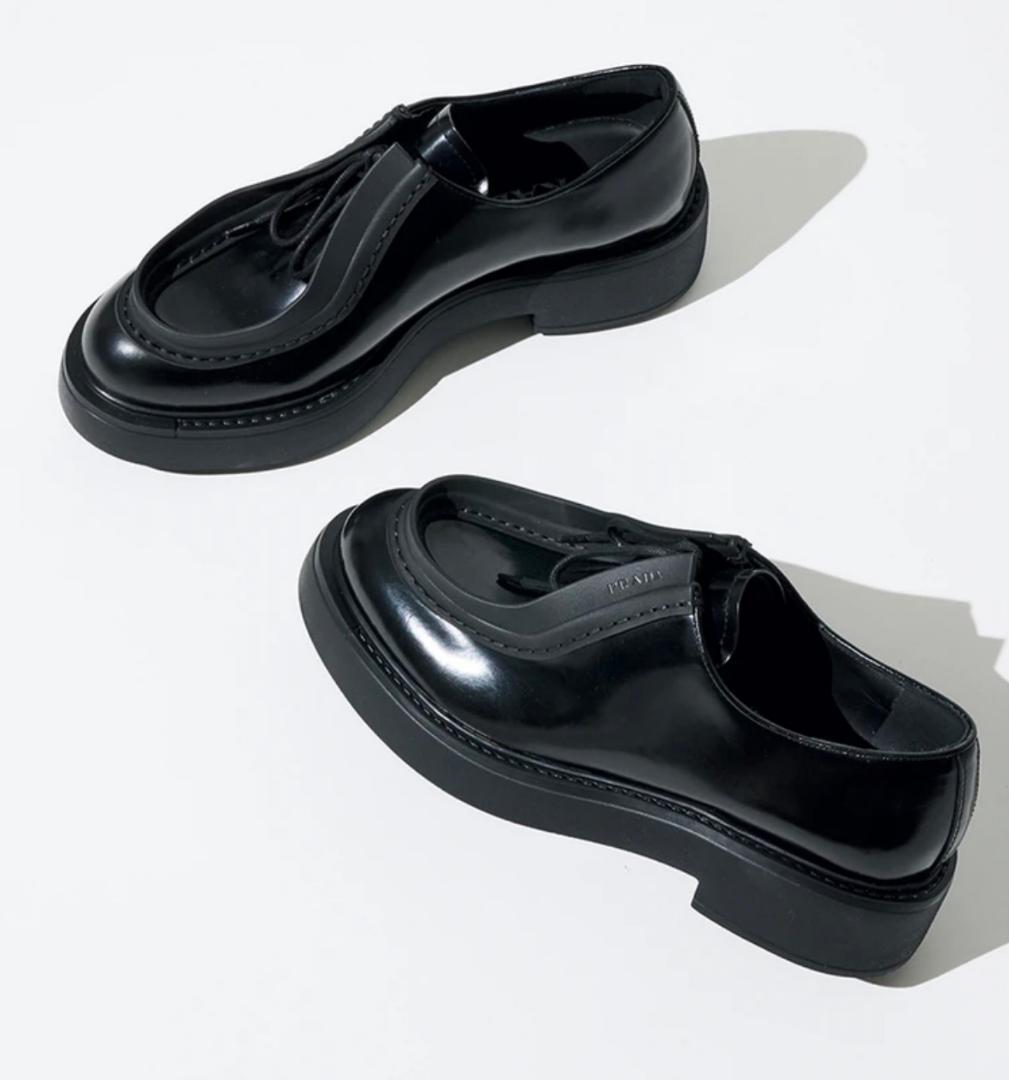 ☆23AW PRADA プラダ Diapason ダイアパソン シューズ レザー - メルカリ