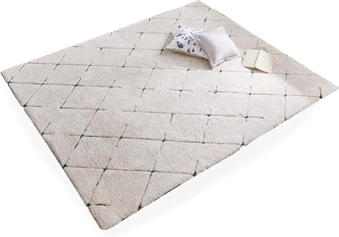 LOWYA NEW デニドラ ダイア シャギー ラグ Lサイズ 3畳 - メルカリ