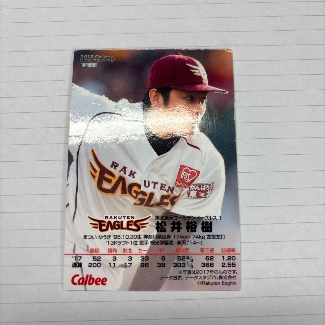 松井裕樹 サイン入りスターチャードカード - メルカリ