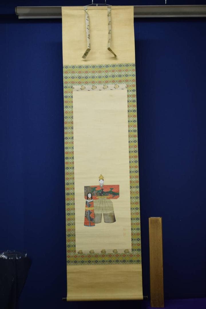 不詳/不詳/立雛図/布袋屋掛軸HE-490