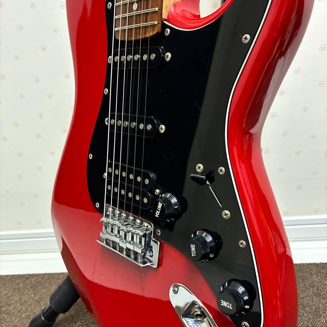 busker's ストラトキャスター 赤黒 - メルカリ