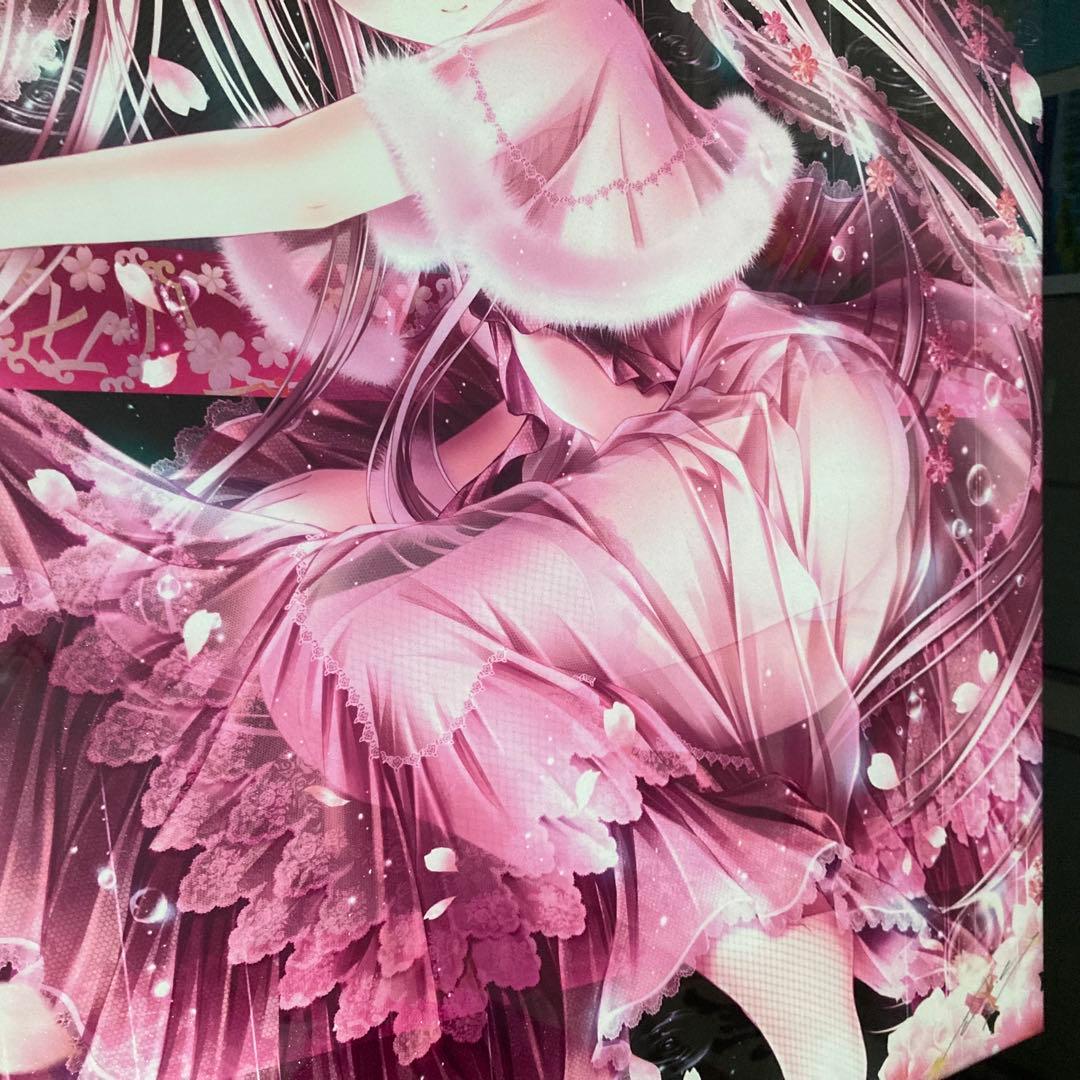 版画 てぃんくる 雪月華舞-凛- アールビバン ミクスドメディア - メルカリ