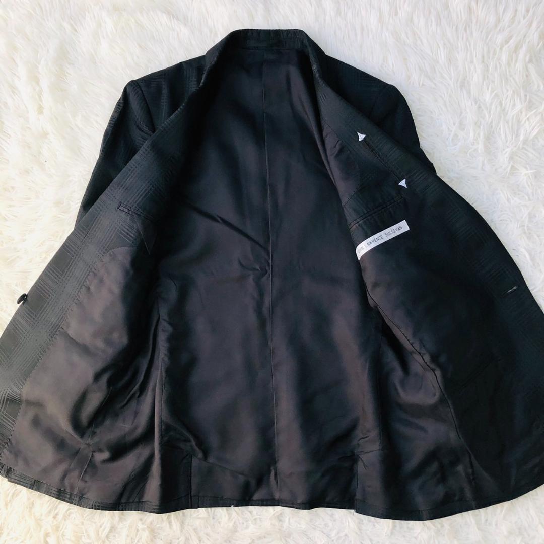 希少】ジョンローレンスサリバン☆シルク100％ セットアップ チェック M