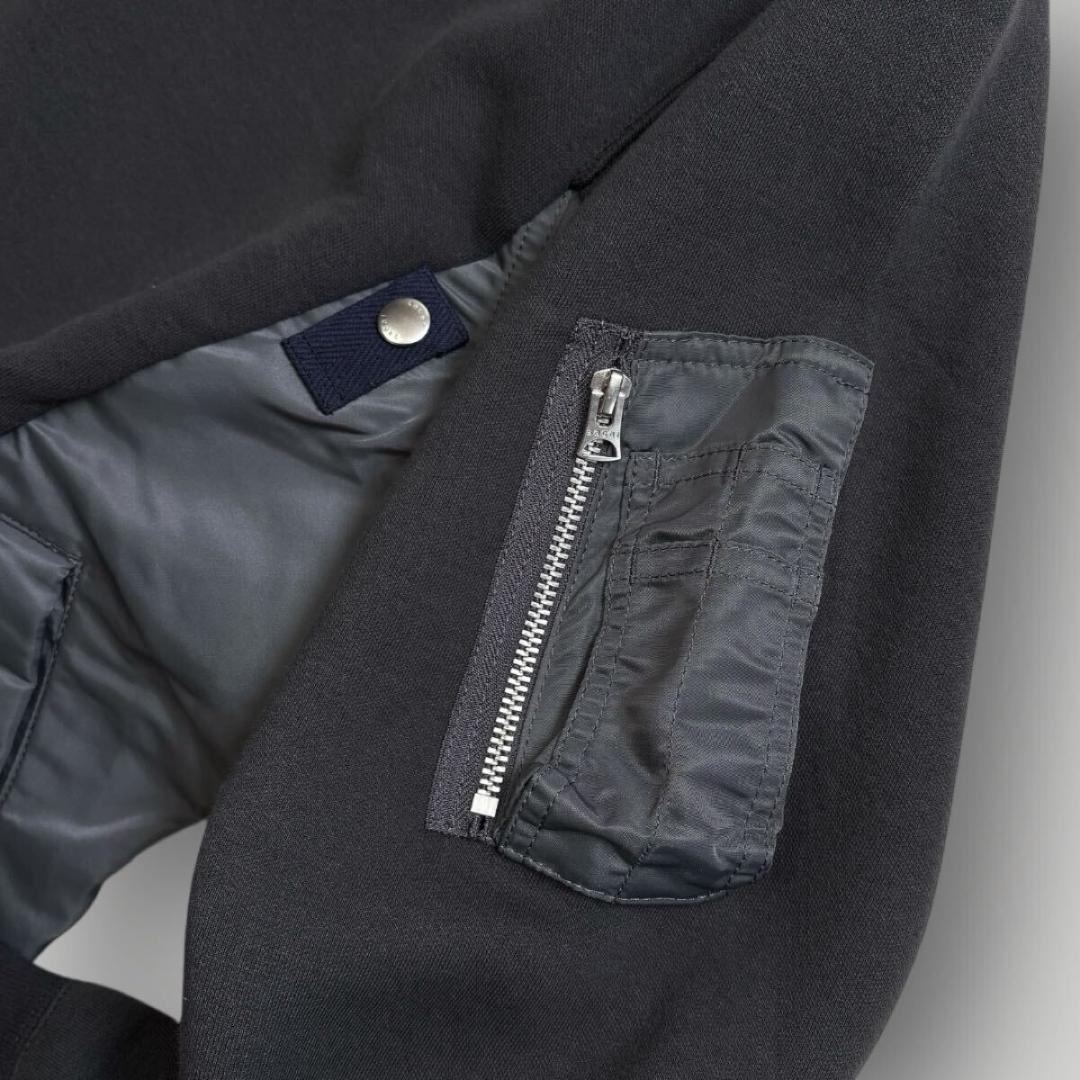 タグ付 未使用品] 24SS sacai ドッキング スウェット グレー - メルカリ