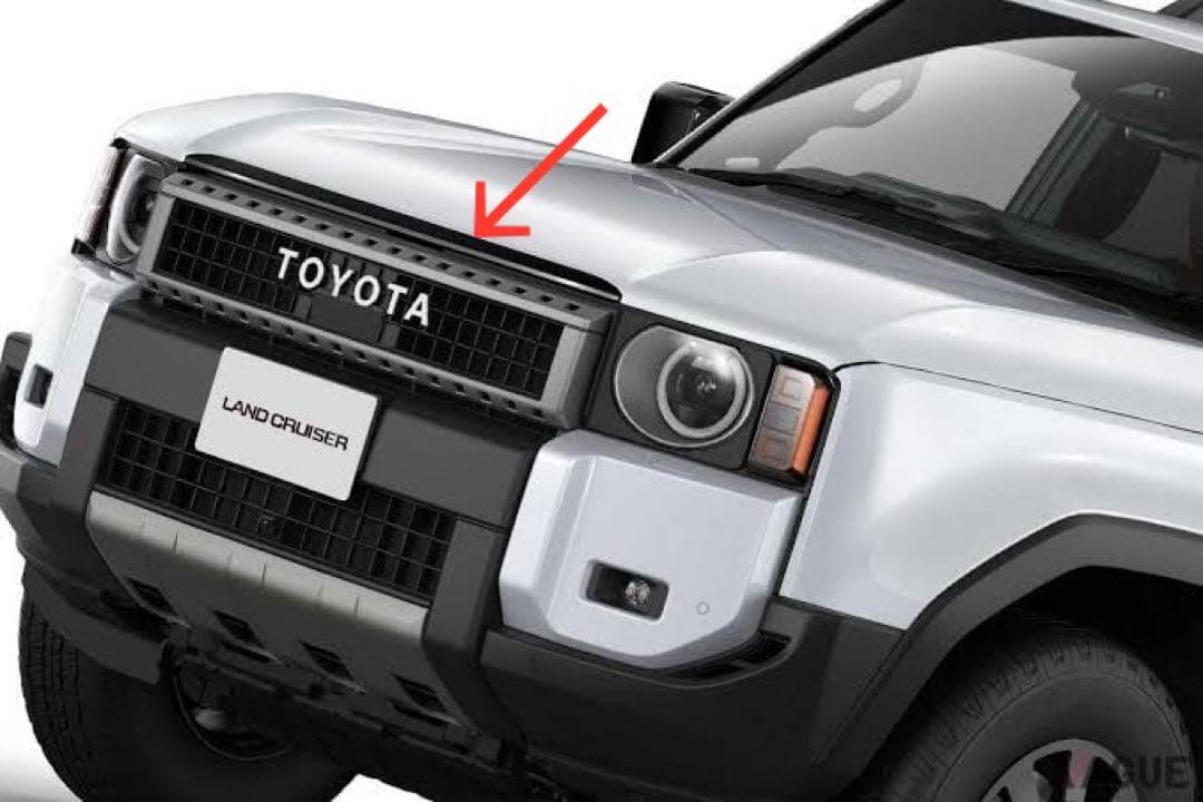 ランドクルーザー250 フロント ボンネットモールディング - メルカリ