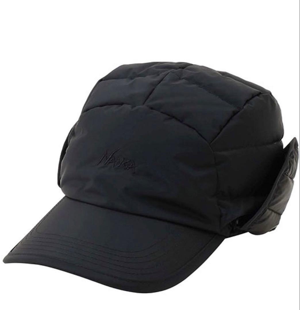 寒波セール⛄️ 最終価格❣️新品未使用✨ナンガダウンキャップ　2way黒ブラック NANGA（ナンガ） 最大53%☆3/1迄 帽子 メンズ レディース ダウン