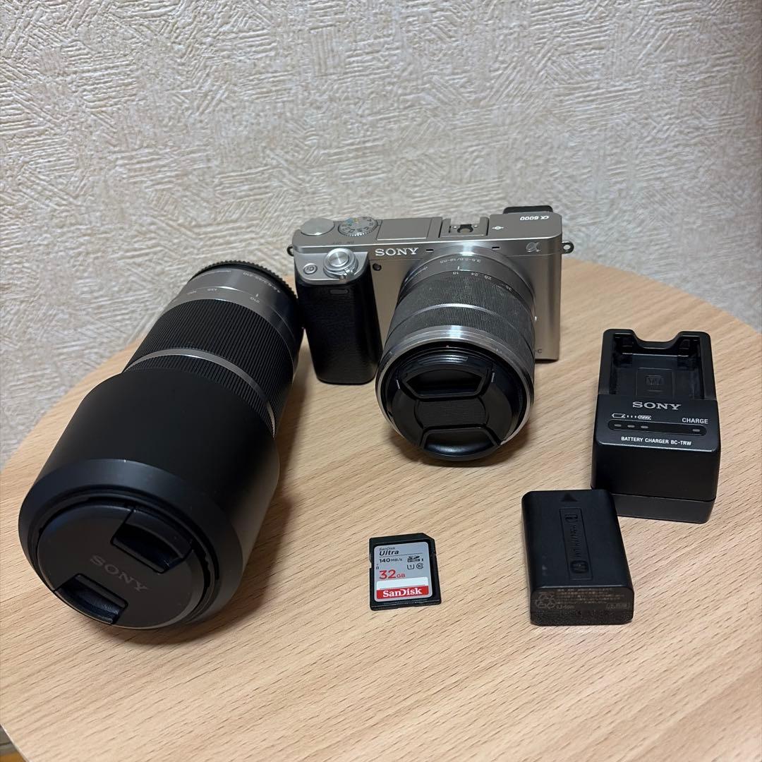 SONYα6000 レンズセットE18-55mm＋E55-210mm 値下げ中 SONY α6000 ILCE-6000Y ダブルズームレンズキット 価格比較 - 価格.com