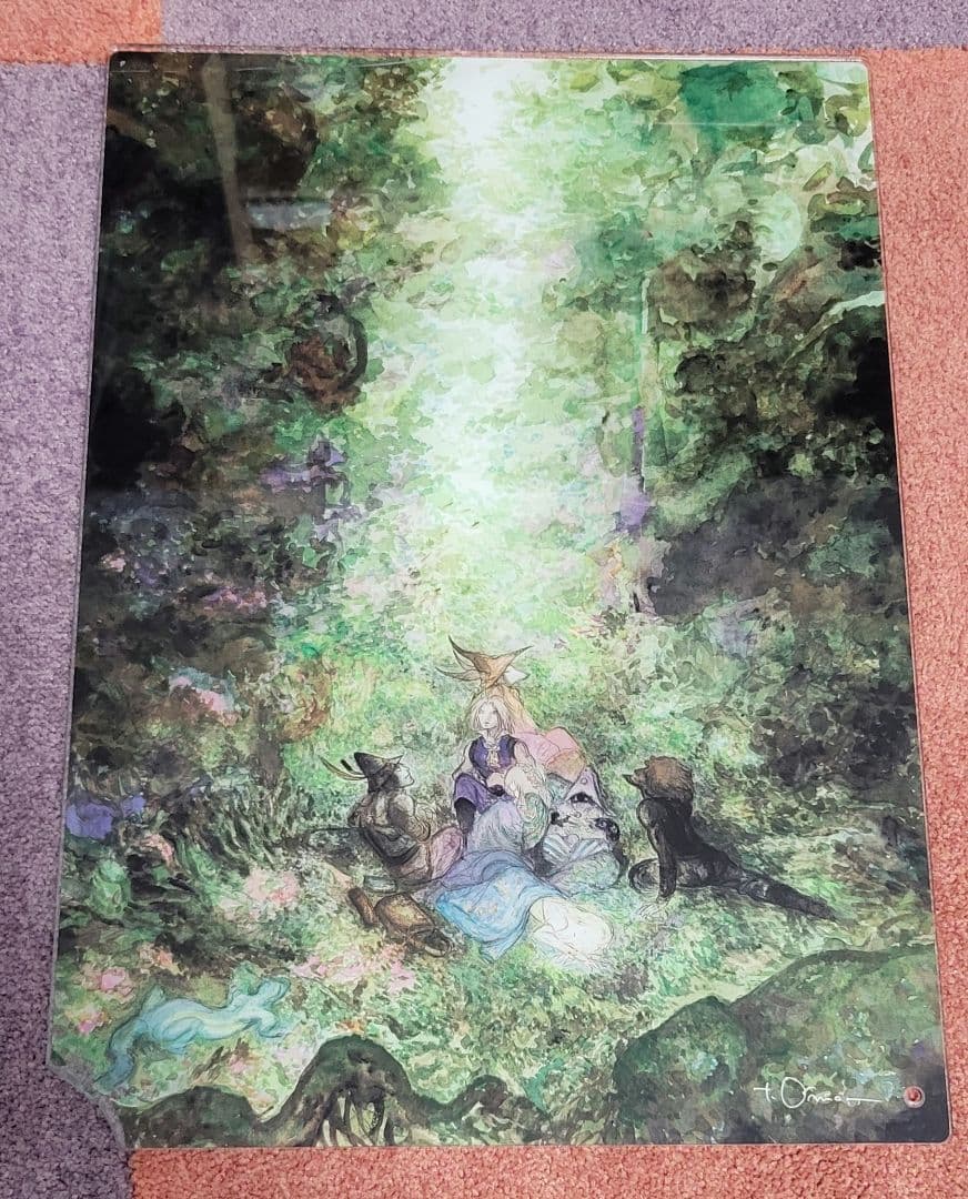 天野喜孝 A3 アクリルプレート パーティー FF9 - メルカリ