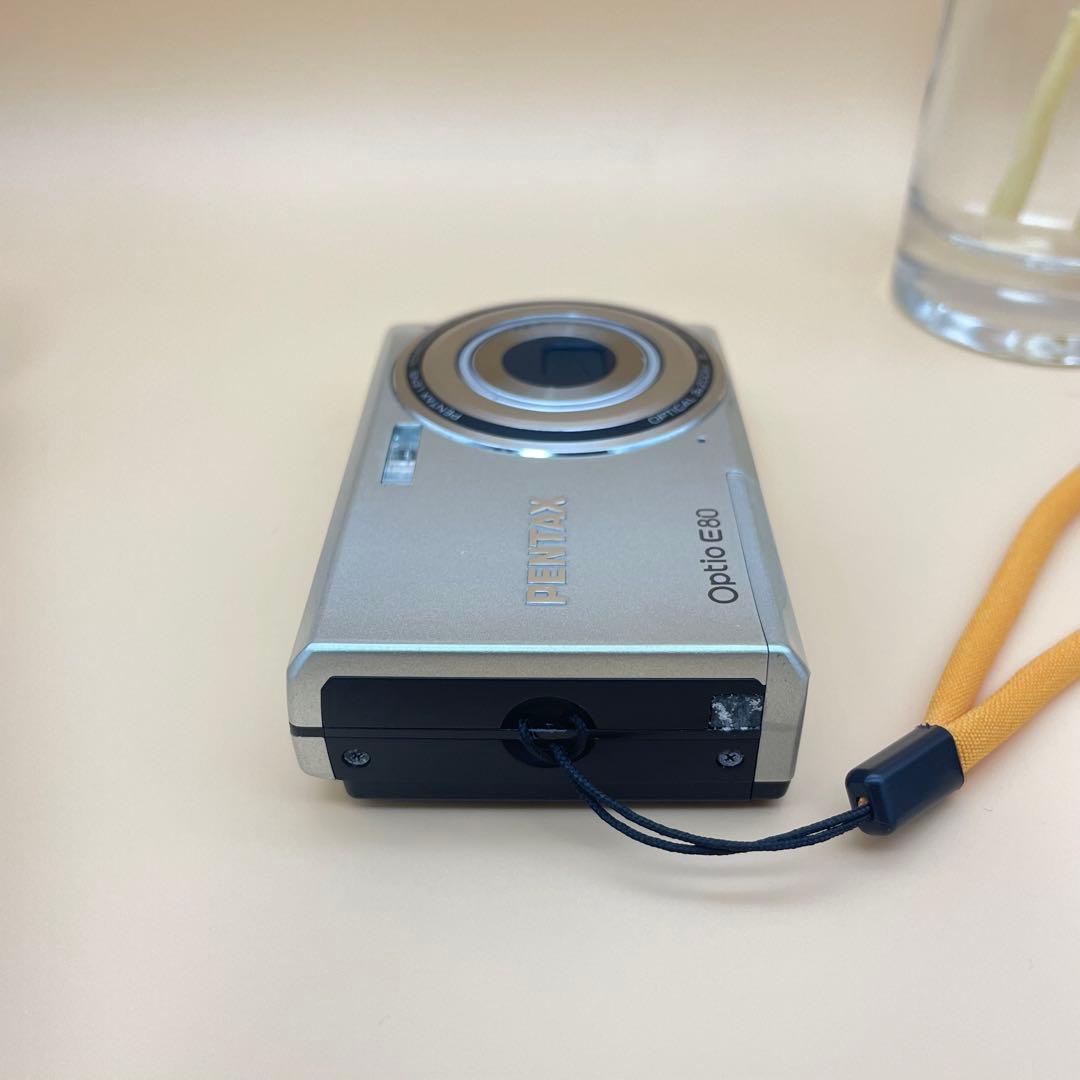 スマホ転送OK✨PENTAX Optio E80✨動作確認済 単三電池 可愛い❤️