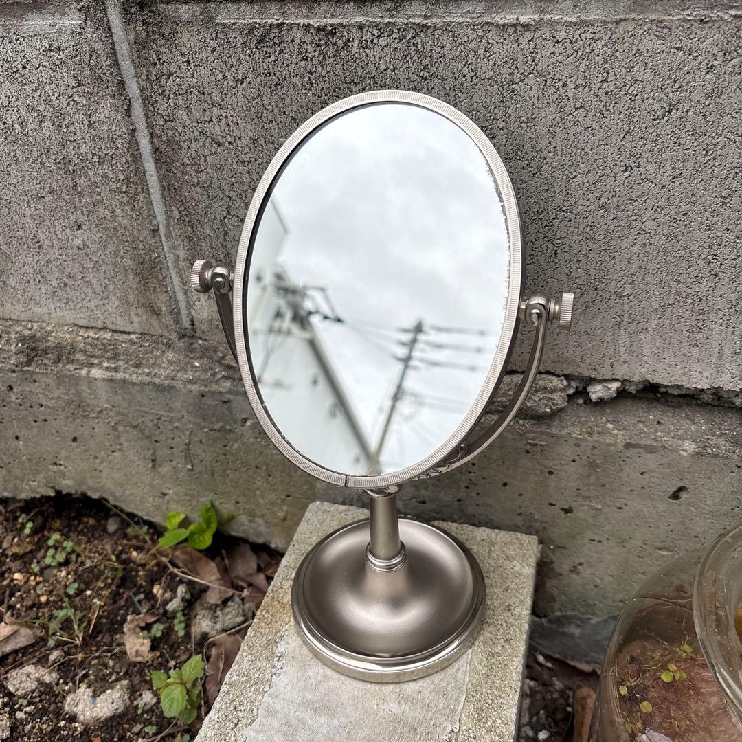 資生堂 スタンドミラー 鏡 花椿 SHISEIDO 昭和レトロ 記念品 化粧