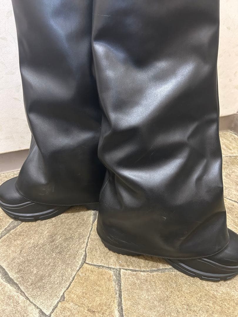 ONYX LONG BOOTS イエロー yello ブーツ ロングブーツ - メルカリ